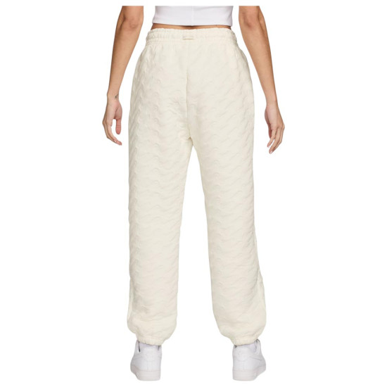 Nike Γυναικείο παντελόνι φόρμας Sportswear Phoenix Fleece High-Waisted Oversized Jacquard Pants